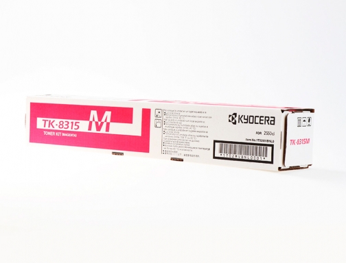 Toner Kyocera tk 8315m taskalfa 2550ci magenta 6000 paginas 1T02MVBNL0, imagen 2 mini