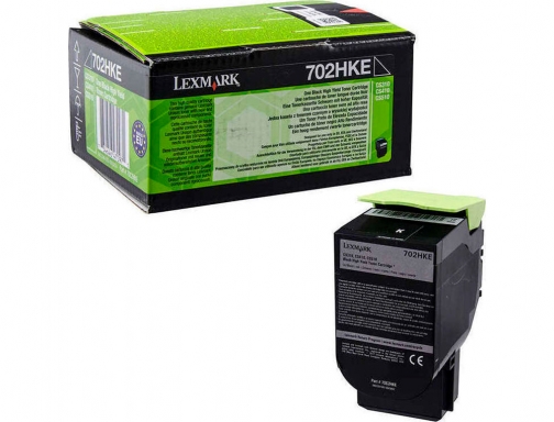 Toner laser Lexmark 702hke negro 4000 paginas Oki 70C2HKE, imagen 3 mini