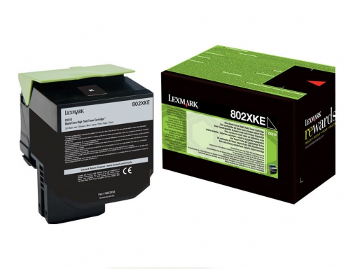 Toner laser Lexmark 80C2XKE negro 8000 paginas, imagen 4 mini