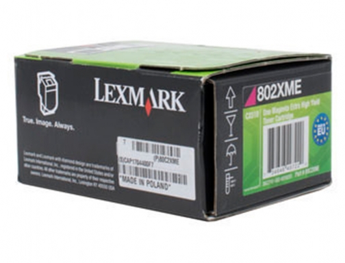 Toner laser Lexmark 80C2XME magenta 4000 paginas, imagen 2 mini