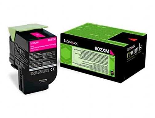 Toner laser Lexmark 80C2XME magenta 4000 paginas, imagen 3 mini