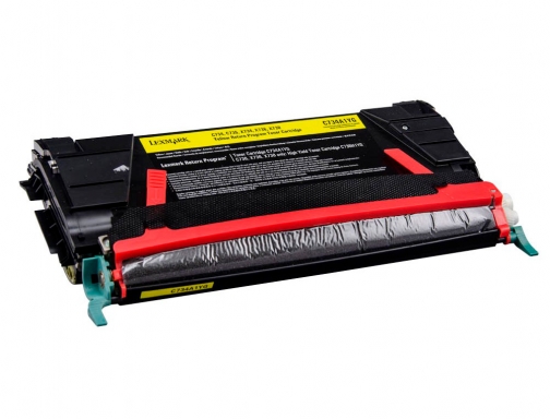 Toner laser Lexmark c734 amarillo 6000 paginas C734A1YG, imagen 3 mini