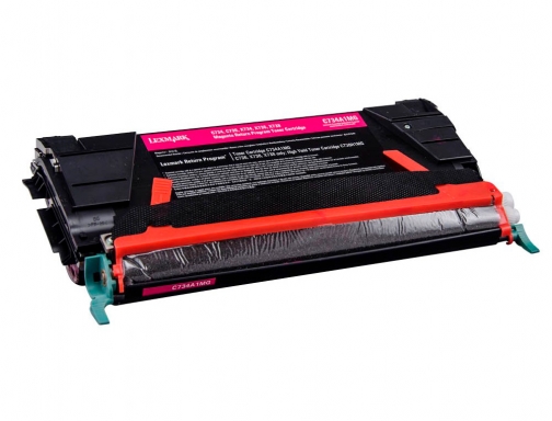 Toner laser Lexmark c734 magenta 6000 paginas C734A1MG, imagen 3 mini