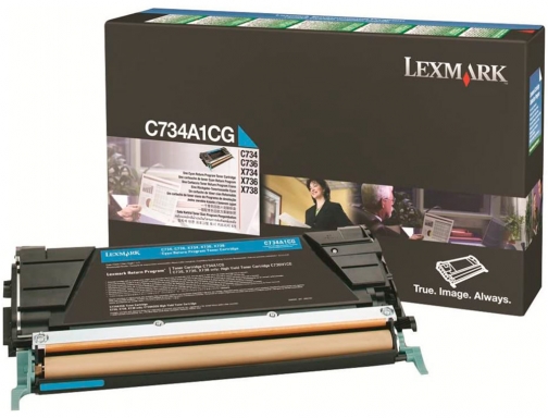 Toner laser Lexmark C736H1CG 10000 paginas, imagen 3 mini