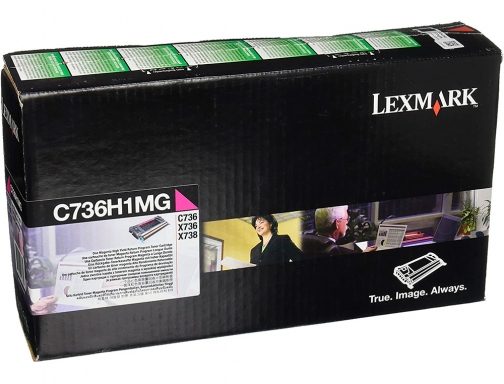 Toner laser Lexmark C736H1MG magenta 10000 paginas, imagen 2 mini