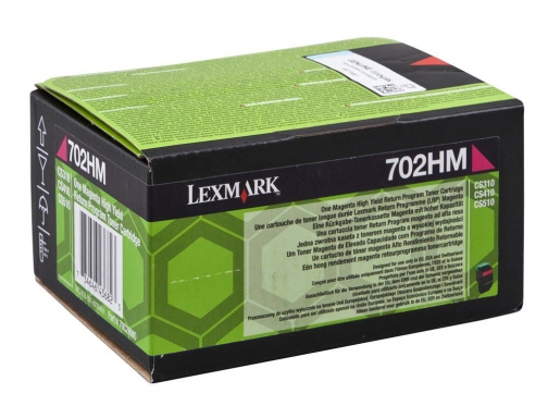 Toner Lexmark laser 702hme cs310dn cs410 dn magenta 3000 paginas 70C2HME, imagen 2 mini