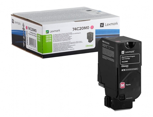 Toner Lexmark laser 74C20M0 cx725de cs720de cs725de magenta 3000 paginas, imagen 4 mini