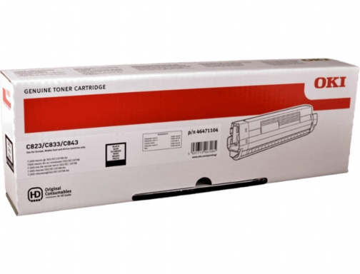 Toner Oki laser 46471104 negro 7000 paginas, imagen 2 mini