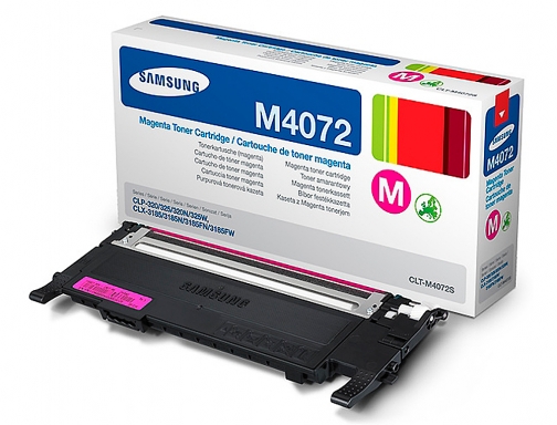 Toner Samsung CLP320 CLP325 cLX3180 cLX3185 magenta 1.000pag SU262A, imagen 2 mini