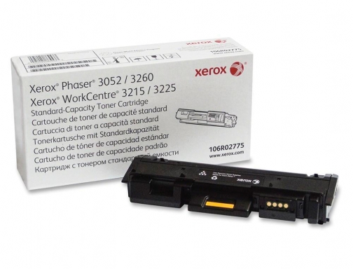 Toner Xerox phaser 3260 work center 3225 negro 1500 paginas 106R02775, imagen 2 mini