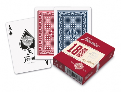 Baraja Fournier poker ingles y bridge n18 55 cartas 10023376, imagen 3 mini