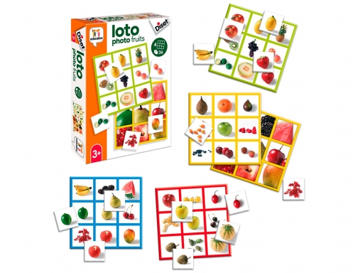 Juego Diset educativo loto photo fruits 68943, imagen 2 mini