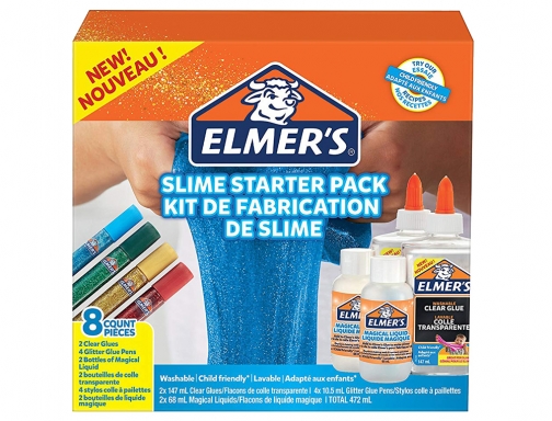 Kit Elmers fabricacion slime con 2 botes cola transparente + 2 botes 2050943, imagen 2 mini