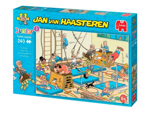 Puzle Jumbo jan van hAAsteren clase de gym 240 piezas piezas 20060, imagen 2 mini