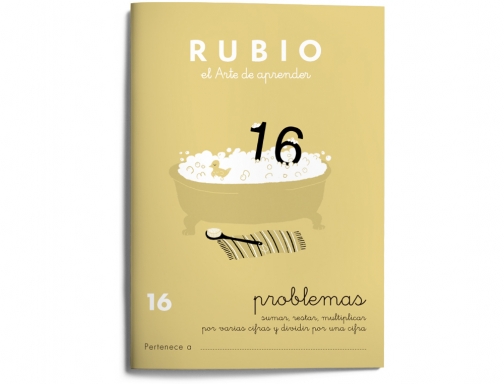 Cuaderno Rubio problemas n 16 PR16, imagen 3 mini