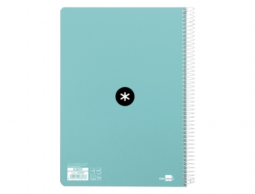 Cuaderno espiral liderpapel A4 micro Antartik tapa dura 80h 100 gr cuadro KB01, imagen 3 mini