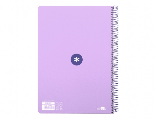 Cuaderno espiral liderpapel A4 micro Antartik tapa dura 80h 100 gr cuadro KB03, imagen 3 mini