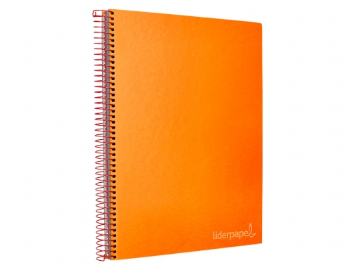 Cuaderno espiral Liderpapel A4 micro jolly tapa forrada 140h 75 gr cuadro 09748, imagen 5 mini