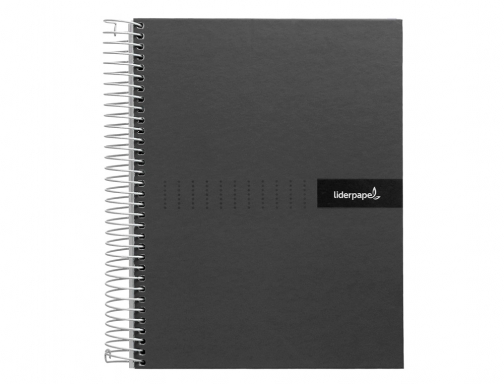 Cuaderno espiral Liderpapel A4 micro crafty tapa forrada 120h 90 gr cuadro 09977, imagen 3 mini