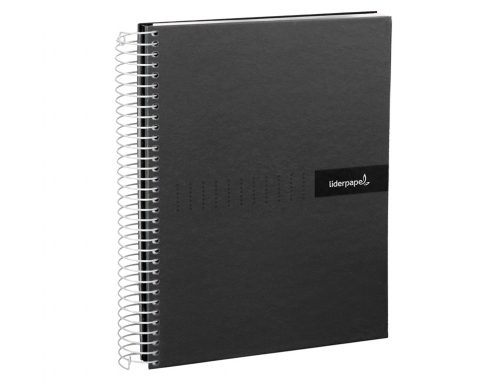 Cuaderno espiral Liderpapel A4 micro crafty tapa forrada 120h 90 gr cuadro 09977, imagen 5 mini