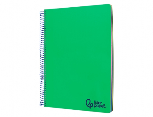 Cuaderno espiral Liderpapel A4 micro wonder tapa plastico 120h 90gr cuadro 5mm 172836, imagen 2 mini