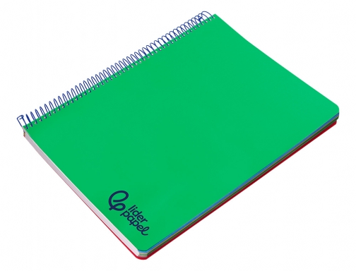 Cuaderno espiral Liderpapel A4 micro wonder tapa plastico 120h 90gr cuadro 5mm 172836, imagen 4 mini