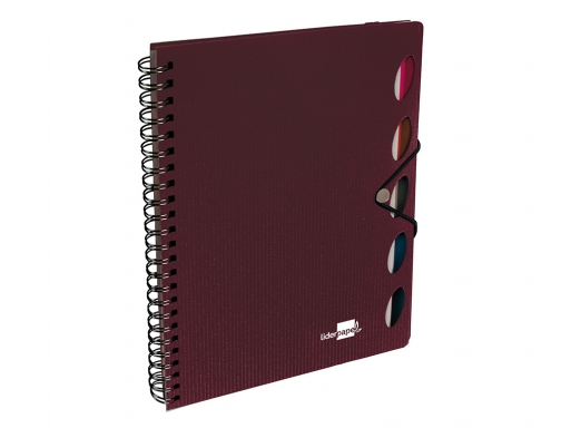 Cuaderno espiral Liderpapel A4 micro executive tapa plastico 100h 80 gr cuadro 35969, imagen 3 mini