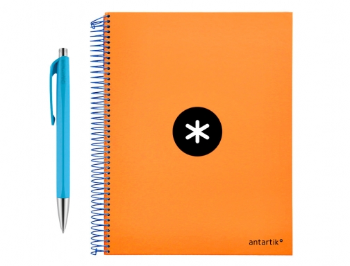 Cuaderno espiral liderpapel A4 micro Antartik tapa forrada 120 h 100g cuadro BA65, imagen 2 mini