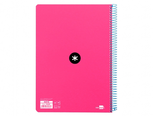 Cuaderno espiral liderpapel A5 Antartik tapa dura 80h 100 g cuadro 5mm KE15, imagen 3 mini