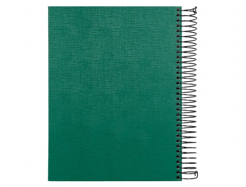 Cuaderno espiral Liderpapel A5 micro papercoat tapa forrada 140h 75 gr cuadro5mm 25321, imagen 4 mini