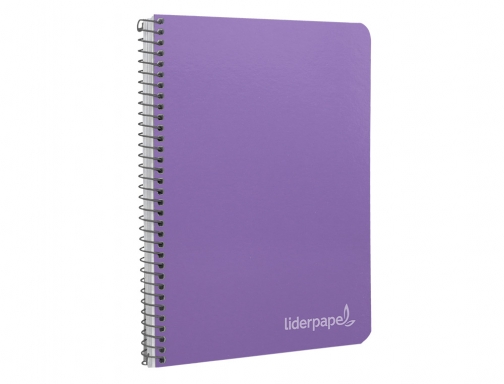 Cuaderno espiral Liderpapel cuarto witty tapa dura 80h 75gr cuadro 4mm con 09790, imagen 5 mini