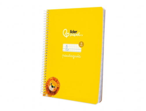 Cuaderno espiral Liderpapel Din A5 pautaguia tapa blanda 40h 75 gr cuadro 171734, imagen 5 mini