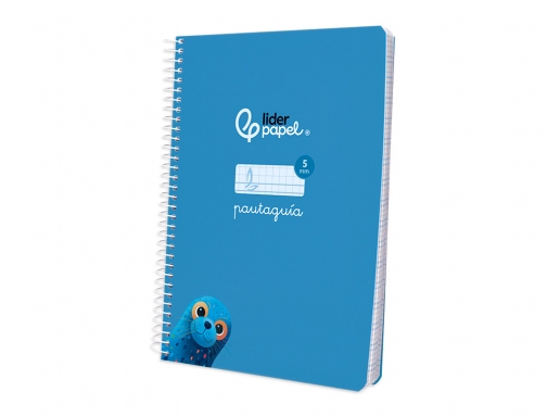 Cuaderno espiral Liderpapel Din A5 pautaguia tapa blanda 40h 75 gr cuadro 171735, imagen 5 mini