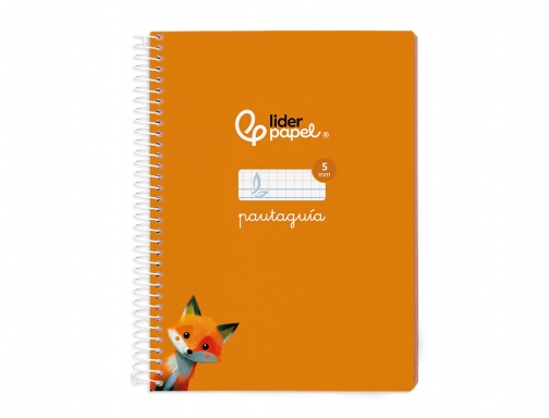 Cuaderno espiral Liderpapel Din A5 pautaguia tapa blanda 40 h 75 gr 171737, imagen 3 mini