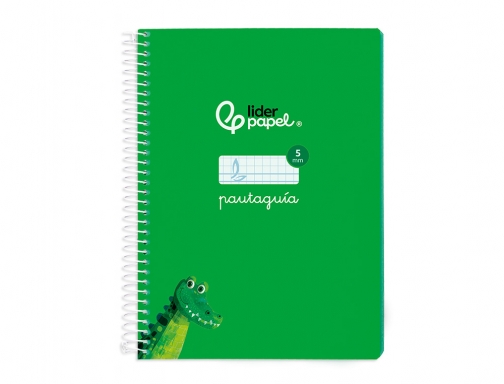 Cuaderno espiral Liderpapel Din A5 pautaguia tapa blanda 40 h 75 gr 171739, imagen 3 mini