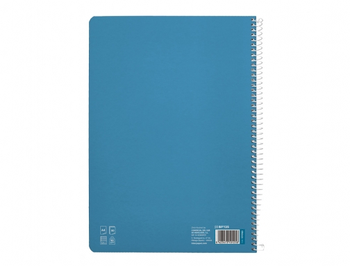 Cuaderno espiral Liderpapel Din A4 pautaguia tapa dura 80h 90 gr cuadro 171783, imagen 4 mini