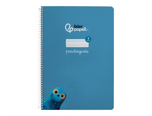 Cuaderno espiral Liderpapel Din A4 pautaguia tapa dura 80h 90 gr cuadro 171789, imagen 3 mini