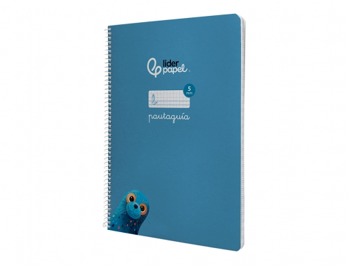 Cuaderno espiral Liderpapel Din A4 pautaguia tapa dura 80h 90 gr cuadro 171801, imagen 5 mini