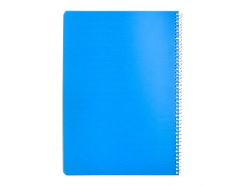 Cuaderno espiral Liderpapel Din A4 pautaguia tapa plastico 80h 90gr cuadro pautado 171871, imagen 4 mini