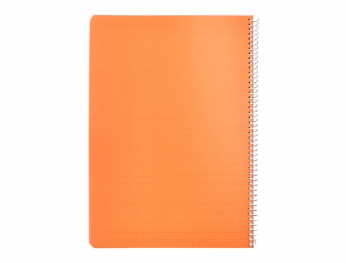 Cuaderno espiral Liderpapel Din A4 pautaguia tapa plastico80h 90gr cuadro pautado 3mm 171875, imagen 4 mini