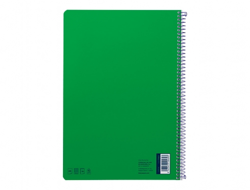 Cuaderno espiral Liderpapel Din A4 smart tapa blanda 80h 75gr cuadro 4mm 171903, imagen 4 mini