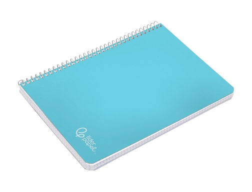 Cuaderno espiral Liderpapel Din A5 witty tapa dura 80h 90gr cuadro 4mm 172254, imagen 5 mini