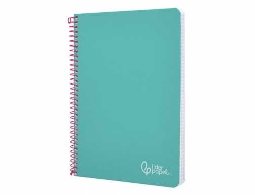 Cuaderno espiral Liderpapel Din A5 witty tapa dura 80h 90gr cuadro 4mm 172260, imagen 3 mini