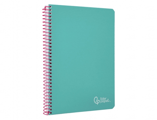 Cuaderno espiral Liderpapel Din A5 witty tapa dura 80h 90gr cuadro 4mm 172260, imagen 4 mini