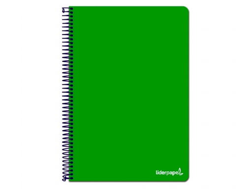 Cuaderno espiral Liderpapel folio write tapa blanda 80h 60gr horizontal con margen 06135, imagen 2 mini