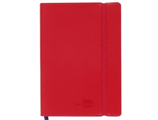 Libreta Liderpapel simil piel A5 120 hojas 70g m2 cuadro 4mm sin 36101, imagen 2 mini