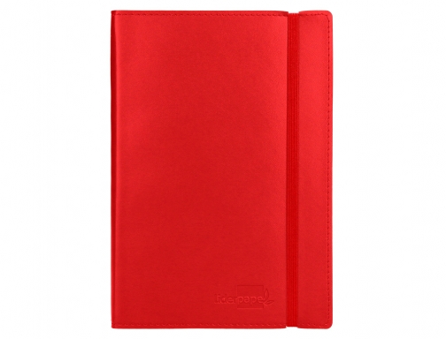 Libreta Liderpapel simil piel A5 120 hojas 70g m2 cuadro 4mm sin 36101, imagen 3 mini