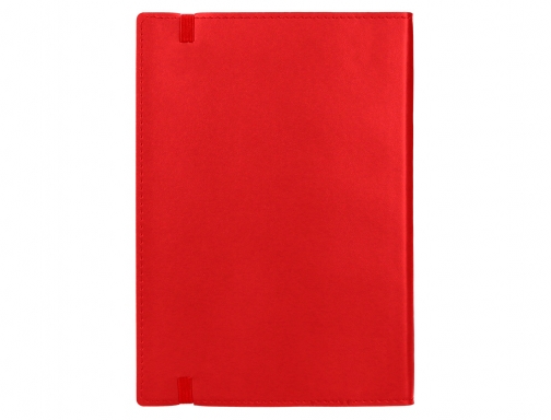 Libreta Liderpapel simil piel A5 120 hojas 70g m2 cuadro 4mm sin 36101, imagen 4 mini