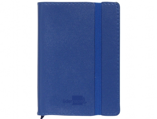 Libreta Liderpapel simil piel A5 120 hojas 70g m2 cuadro 4mm sin 36102, imagen 2 mini