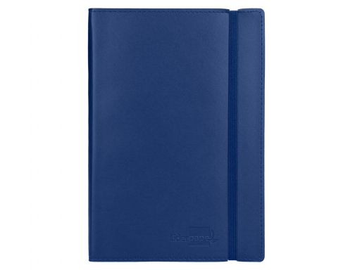 Libreta Liderpapel simil piel A5 120 hojas 70g m2 cuadro 4mm sin 36102, imagen 3 mini